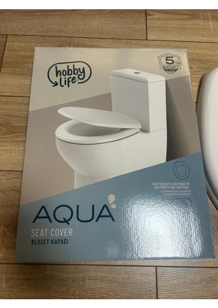 Klozet Kapağı Aqua Klasik Alttan Sıkmalı modelleri