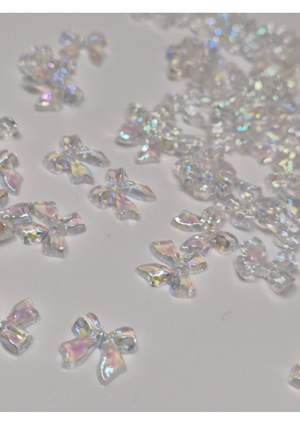 0 Adet 3D Tekniğinde Kurdela Tırnak Aksesuarları / Nail Art Charm Süsleme Sanatı fiyatları