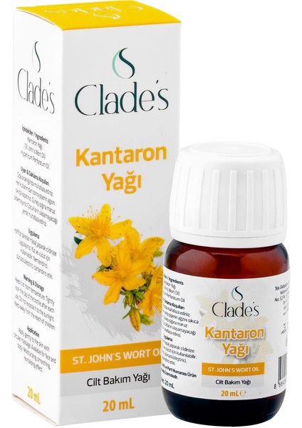 Kantaron Yağı 20 ml - Cilt Bakım Yağı Centaury Oil