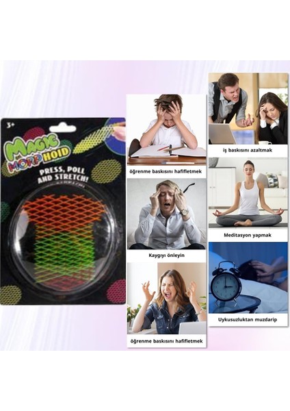 Magic Morphoid Strees Giderici Fidget Oyuncak – Kaygı Azaltıcı, Odaklanma Yayı modelleri