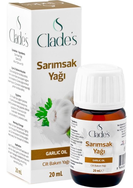 Sarımsak Yağı 20 ml - Cilt Bakım Yağı Garlic Oil