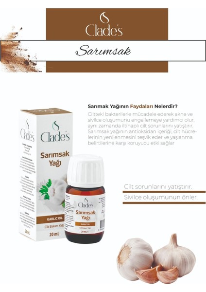 Sarımsak Yağı 20 ml - Cilt Bakım Yağı Garlic Oil fiyatları