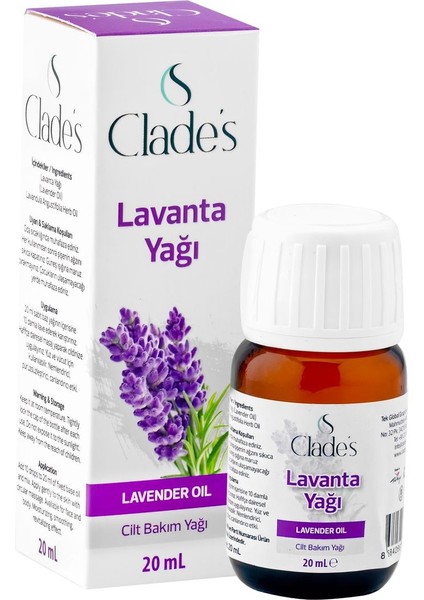Lavanta Yağı 20 ml - Cilt Bakım Yağı Lavender Oil