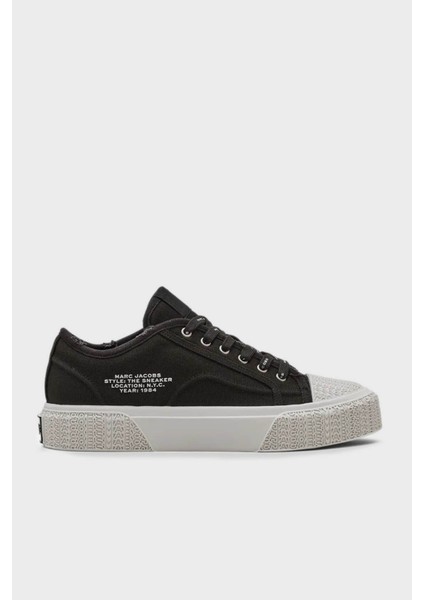 Logolu Kanvas Sneaker Ayakkabı Bayan Ayakkabı 2S4FSN023F14 001