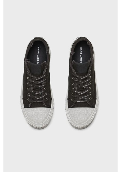 Logolu Kanvas Sneaker Ayakkabı Bayan Ayakkabı 2S4FSN023F14 001