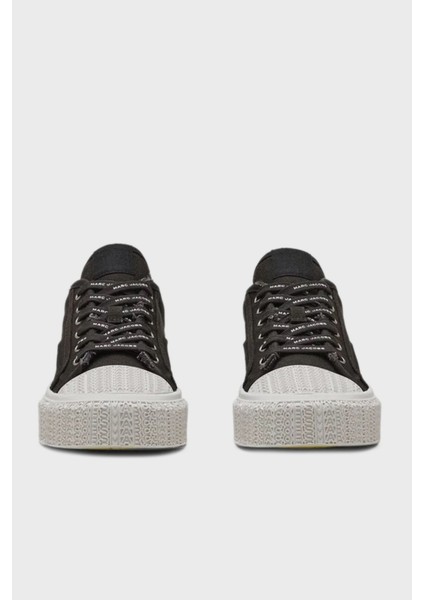 Logolu Kanvas Sneaker Ayakkabı Bayan Ayakkabı 2S4FSN023F14 001