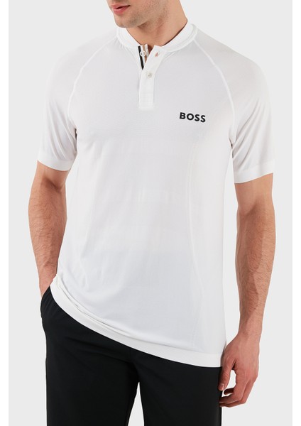 Minimal Logo Baskılı Regular Fit Düğmeli Kolej Yaka T Shirt Erkek T Shirt 50506189 100 indirimleri