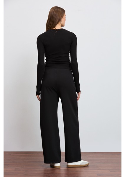 Geniş Paça Nervür Dikişli Jogger fırsatları