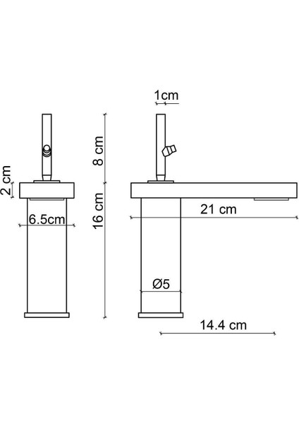 Lavabo Bataryası (Mat Siyah) FA-8015 fiyatları
