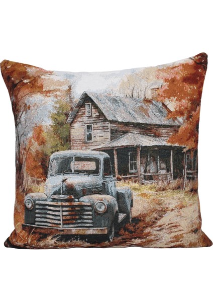 Belıeve Juno Jakarlı Dokuma Goblen Dekoratif Kırlent 45*45