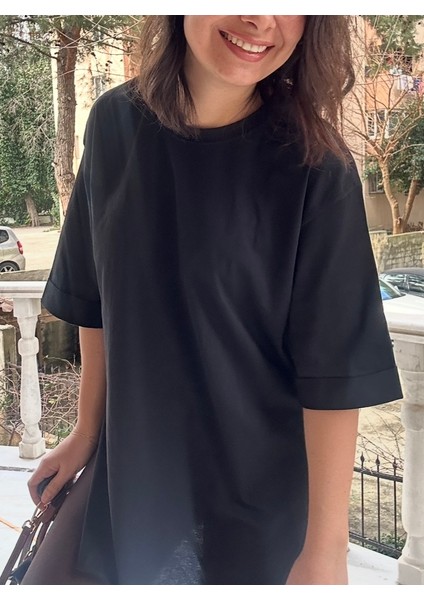 Kadın Siyah Tişört fiyatları