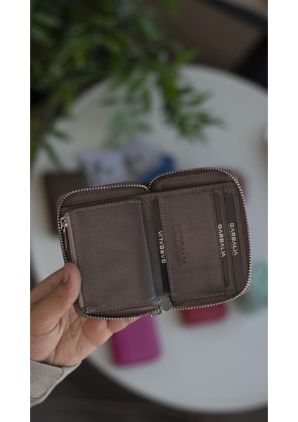 Sydney Deri Bozuk Para Gözlü Rfid Engelleyici Unisex Cüzdan indirimleri