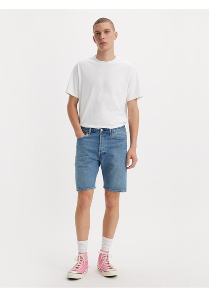 501 Orıgınal Erkek Mavi Jean Şort 36512-0235