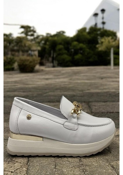 D25YA-3510 Beyaz Deri Tam Ortopedik Kadın Casual Günlük Ayakkabı fiyatları
