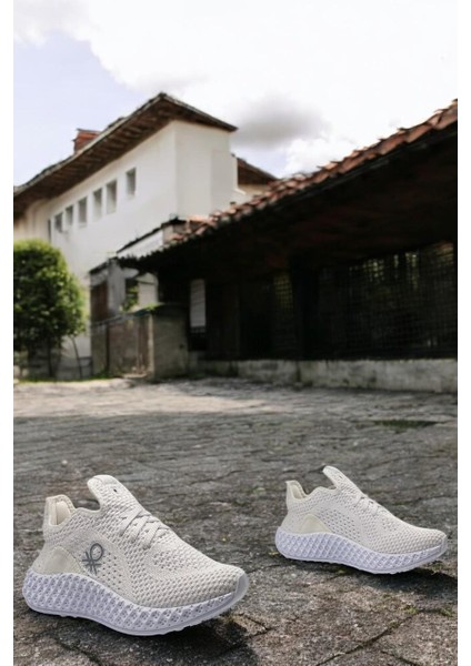 Bn 30009 Beyaz Tam Ortopedik Sneaker Günlük Kadın Spor Ayakkabı