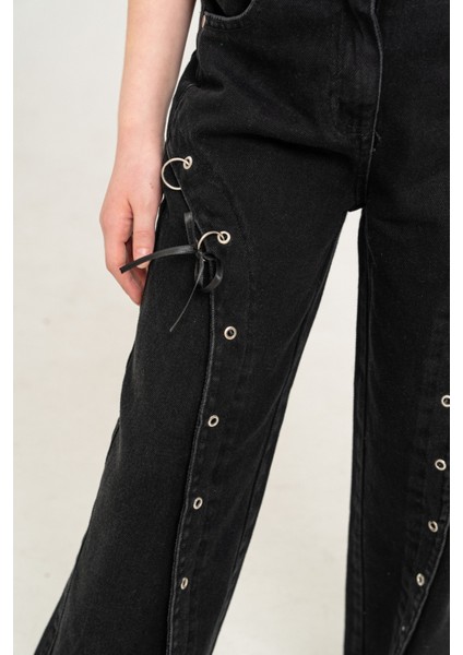 Kız Çocuk Ön Kuşgözlü Kot Pantolon 2182 fiyatları