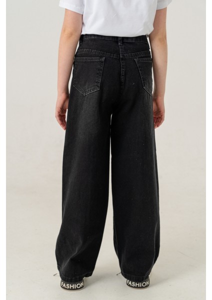 Kız Çocuk Ön Kuşgözlü Kot Pantolon 2182 modelleri