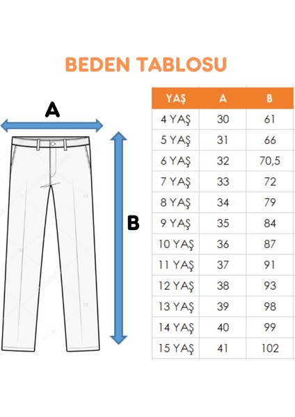 Kız Çocuk Lastikli Keten Pantolon 2571