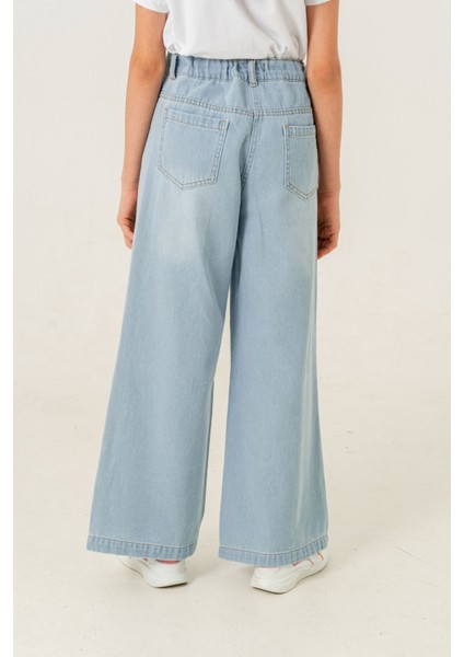 Kız Çocuk Bol Basic Kot Pantolon 2183 fırsatları