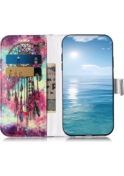 Samsung Galaxy A36 5g Kılıf Desenli Pu Deri Flip Telefon Kapağı-Dream Catcher (Yurt Dışından) fiyatları