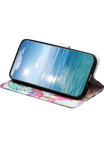 Samsung Galaxy A36 5g Kılıf Desenli Pu Deri Flip Telefon Kapağı-Dream Catcher (Yurt Dışından) modelleri
