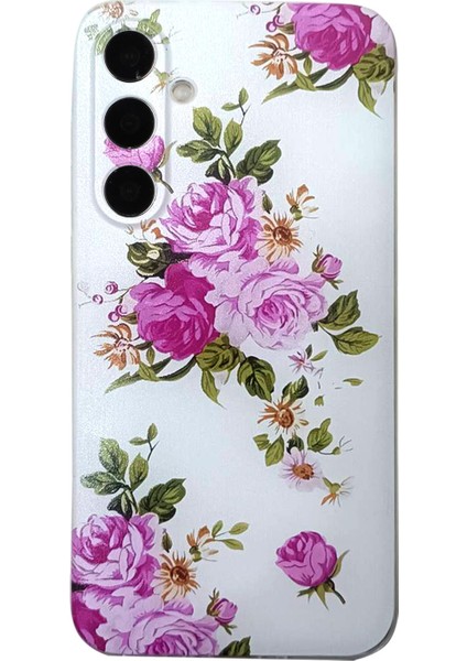 Samsung Galaxy A36 5g Kılıf Desen Baskı Cep Telefonu Tpu Arka Kapak-Gül Çiçek (Yurt Dışından)