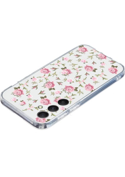 Samsung Galaxy A36 5g Kılıf Yumuşak Tpu Telefon Arka Kapak Desen Baskı-Pembe Çiçek (Yurt Dışından) fiyatları