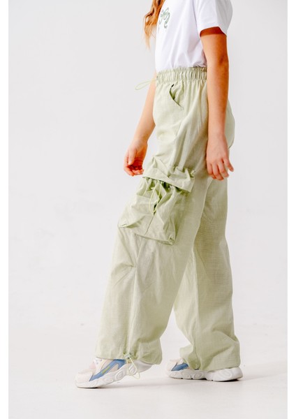 Kız Çocuk Beli Lastikli Kargo Pantolon 2572 fiyatları