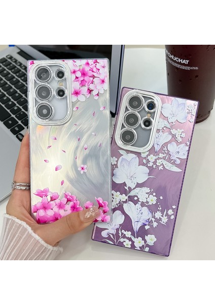 Samsung Galaxy S24 Ultra Kılıf Elektroliz Imd Tpu + Pc Telefon Arka Kapak Cam Lens Filmi-Fl7 Için (Yurt Dışından) fiyatları