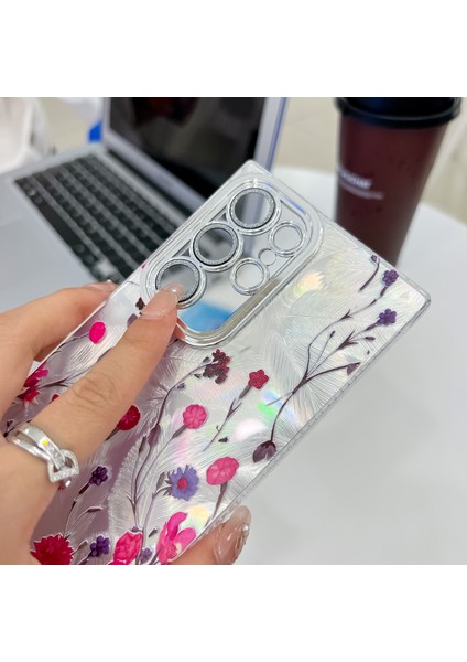 Samsung Galaxy S24 Ultra Kılıf Elektroliz Imd Tpu + Pc Telefon Arka Kapak Cam Lens Filmi-Fl7 Için (Yurt Dışından) indirimleri