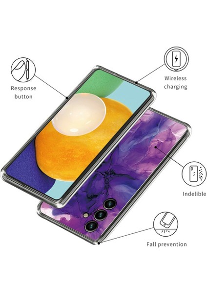 Samsung Galaxy S25 Kılıf Için Soyut Mermer Desen Baskı Tpu Telefon Kapak-Stil K (Yurt Dışından) modelleri