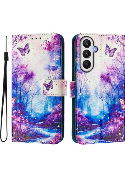 Samsung Galaxy A16 4g/galaxy A16 5g Kılıf Desen Baskı Cüzdan Telefon Kılıfı Askılı-Dream Valley (Yurt Dışından) fiyatları