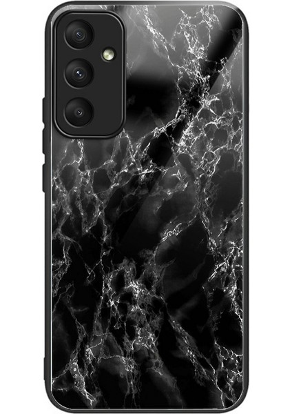 Samsung Galaxy A56 5g Kılıf Temperli Cam Tpu Damla Korumalı Telefon Kapak Desen Baskı-Mermer Doku (Yurt Dışından)