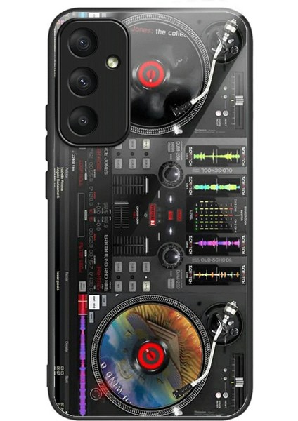 Samsung Galaxy A26 5g Kılıf Temperli Cam Tpu Drop-Proof Telefon Kapak Desen Baskı-Müzik (Yurt Dışından)