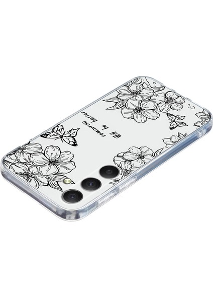 Samsung Galaxy A16 5g/4g Kılıf Desen Baskı Darbeye Dayanıklı Yumuşak Tpu Telefon Kapağı- Çiçeği (Yurt Dışından) fiyatları
