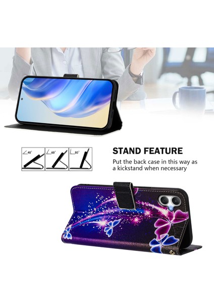 Samsung Galaxy A06 Kılıf Desen Baskı Cüzdan Telefon Kılıfı Askılı- (Yurt Dışından) indirimleri