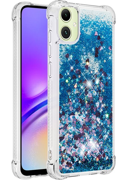 Samsung Galaxy A06 Kılıf Quicksand Anti-Drop Tpu Telefon Kılıfı-Mavi/kalpler (Yurt Dışından) fiyatları