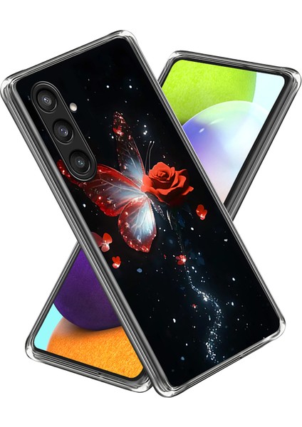 Samsung Galaxy A26 5g Kılıf Desenli Baskılı Darbeye Dayanıklı Tpu Telefon Kılıfı- Gül (Yurt Dışından)