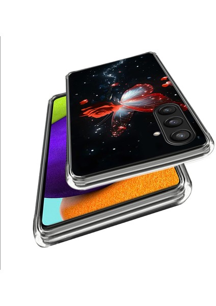 Samsung Galaxy A26 5g Kılıf Desenli Baskılı Darbeye Dayanıklı Tpu Telefon Kılıfı- Gül (Yurt Dışından) fiyatları