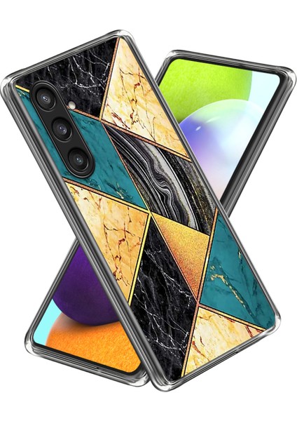 Samsung Galaxy S25 Kılıf Desen Baskı Tpu Telefon Arka Kapak-Ekleme Mermer (Yurt Dışından)