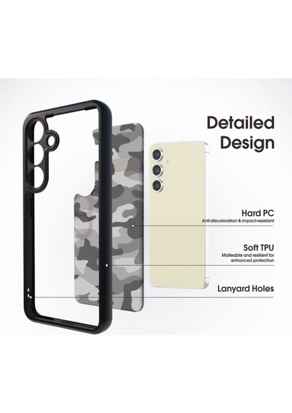 Ibmrs Samsung Galaxy S25 + Kılıf Tpu + Pc Ağır Hizmet Darbeye Dayanıklı Telefon Kapağı Kamera Koruma-Izgara Kamuflaj (Yurt Dışından) fiyatları