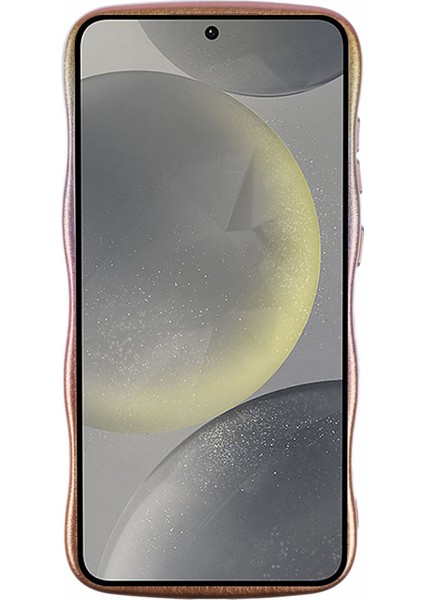 Samsung Galaxy S25 Kılıf Kıvırcık Şekil Aşk Kalp Tpu Telefon Kapağı Yanardöner Degrade-Renkli Beyaz Için (Yurt Dışından) fiyatları