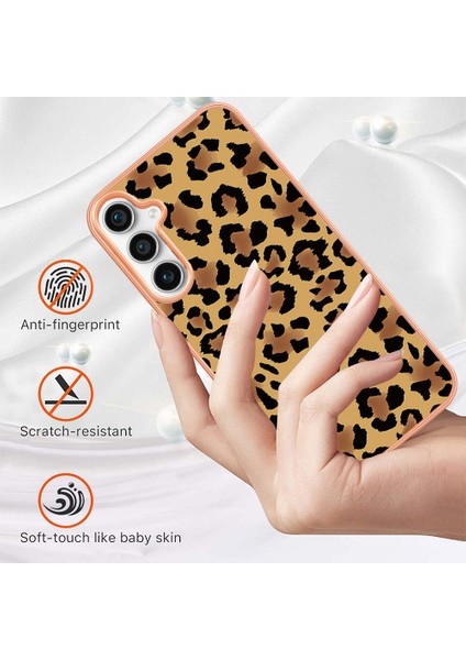 Samsung Galaxy S24 Fe Kılıf Imd-D Desen Baskı 2.0mm Tpu Telefon Arka Kapak-Leopar Baskı (Yurt Dışından) fiyatları