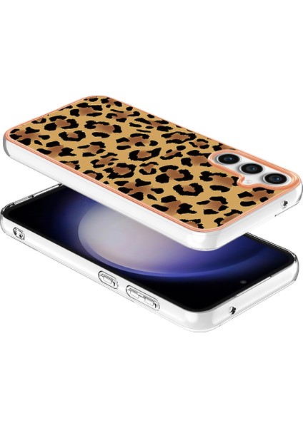 Samsung Galaxy S24 Fe Kılıf Imd-D Desen Baskı 2.0mm Tpu Telefon Arka Kapak-Leopar Baskı (Yurt Dışından) fırsatları