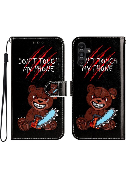 Samsung Galaxy A36 5g Cüzdan Kılıf Baskı Desenli Tasarım Deri Telefon Kapağı-Telefonuma Dokunma (Yurt Dışından)