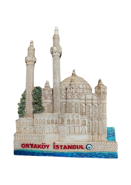 Vintage Istanbul Ortaköy Cami Figürlü El Boyaması Dekoratif Duvar Süsü modelleri