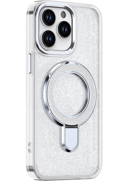 iPhone 16 Pro Max Uyumlu Şık Tarzınızı Yansıtan Darbelere Karşı Dayanıklı Stan Yüzüklü Kılıf