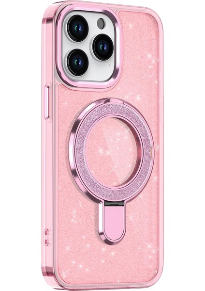 iPhone 15 Pro Max Uyumlu Şık Tarzınızı Yansıtan Darbelere Karşı Dayanıklı Stan Yüzüklü Kılıf