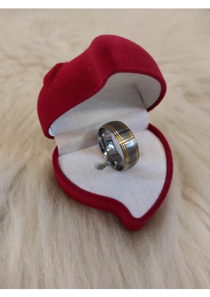 6mm Alyans Çelik Yüzük