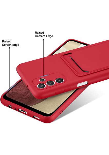 Samsung Galaxy S24 Fe Için Kılıf Kamera Korumalı Kartlıklı Yumuşak Içi Kadife Slikon Kartvizit Kapak modelleri